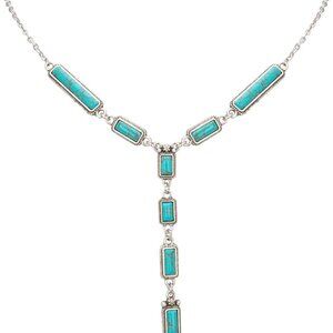 Rustic Couture's Western Turquoise Necklace Jewelry for Women Cowgirl Vintage Ne